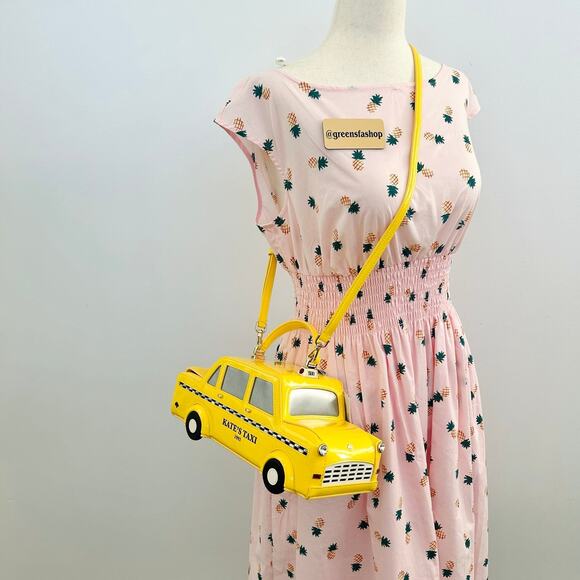 Kate Spade Purse NYC Big Apple 3D Taxi Crossbody Bag - Picture 12 of 12